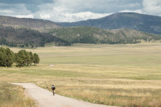 Michelle barreling past me as I stop for more photos. 