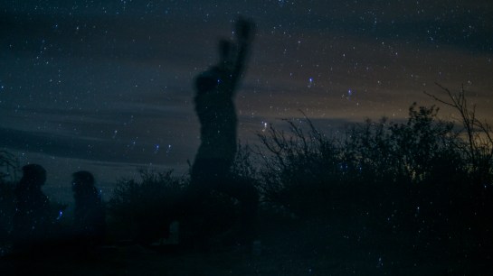 A hard day of pushing and riding had us setting up camp sore and tired. The stars and clear night sky were a delight to enjoy during dinner and stretching.