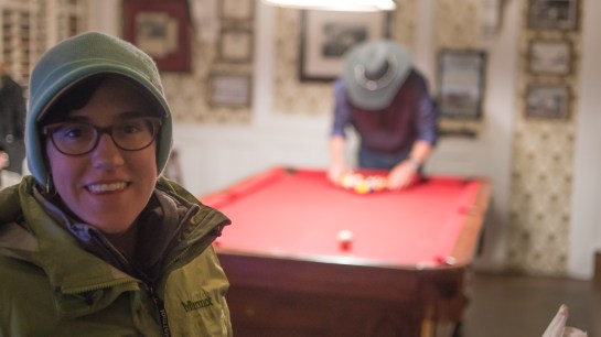 Cold beers back in historic Tombstone, where the whole town greeted us in costume!